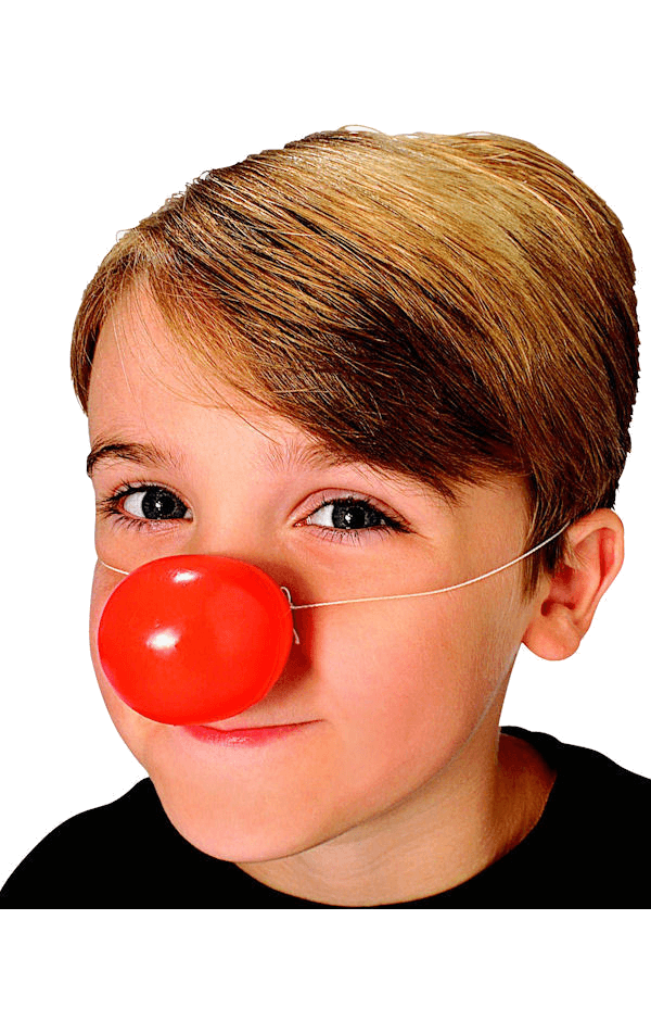 Red Plastic Clown Nose | Joke.co.uk