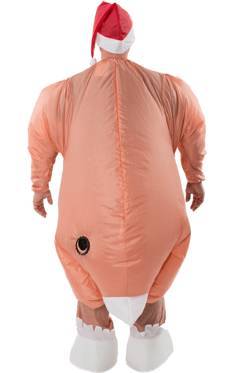 Adult Inflatable Christmas Roast Turkey Costume | Joke.co.uk