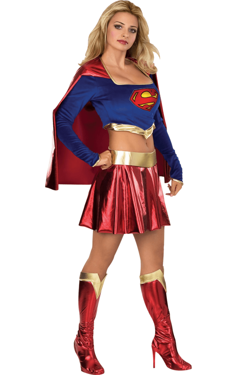 Supergirl Sexy Super Hero Costume | Joke.co.uk