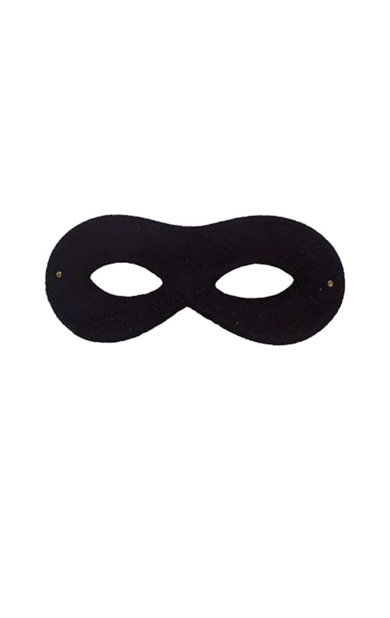 Black Satin Eye Mask 