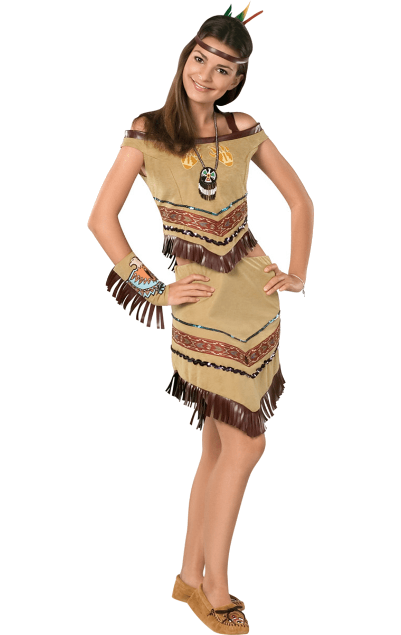 Teen Native Princess Indian Costume Uk 