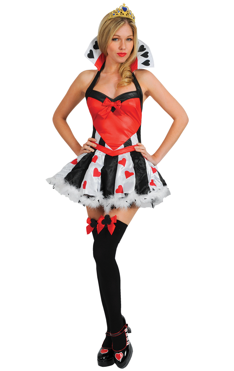 Adult Sultry Queen of Hearts Costume - Joke.co.uk