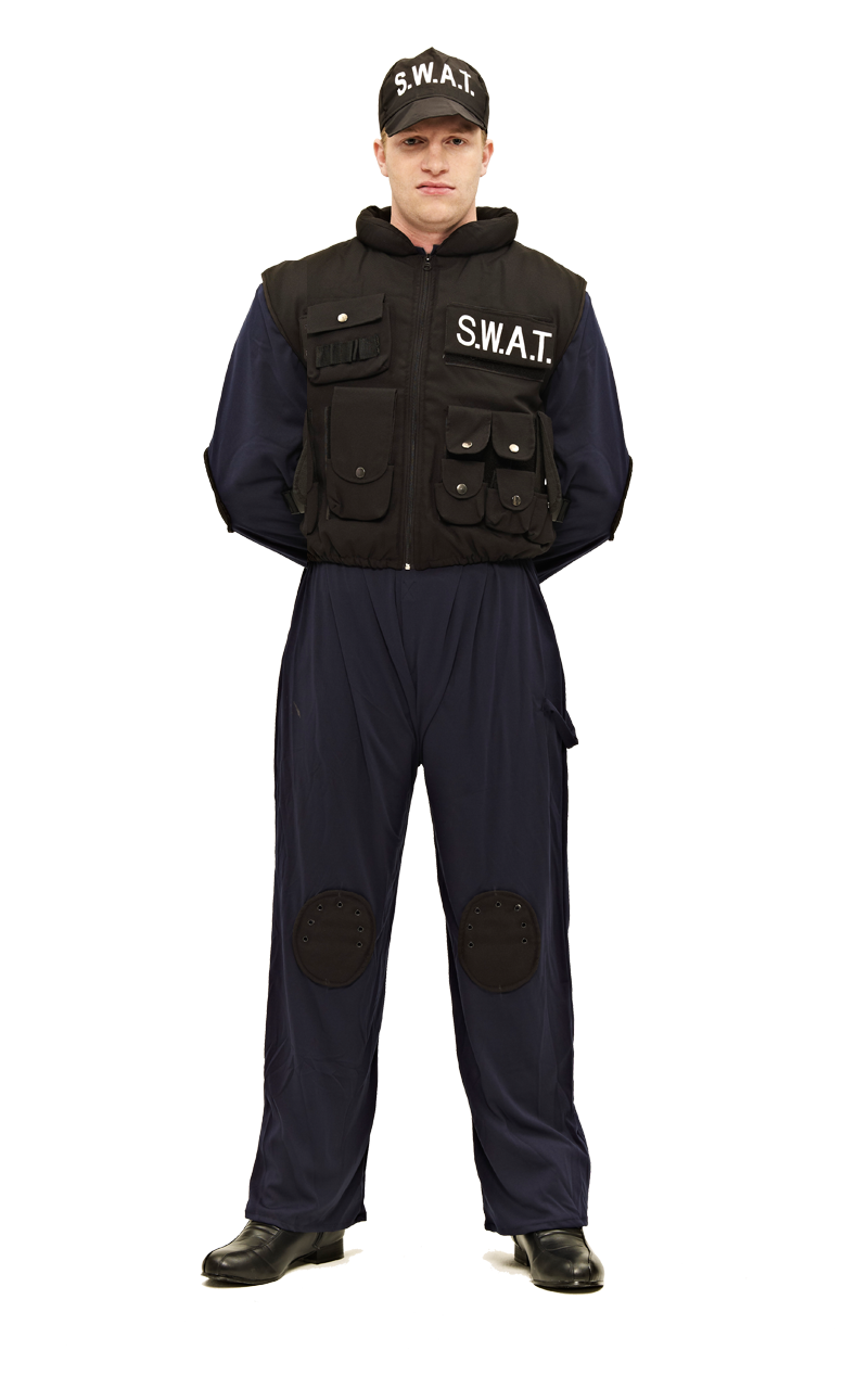 Adult SWAT Costume Joke.co.uk