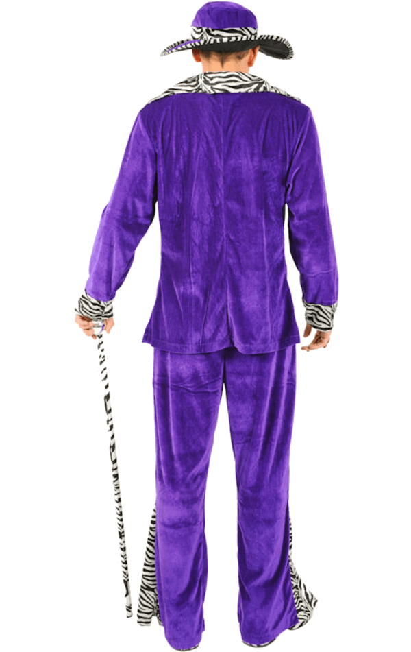 Adult Purple Pimp Costume - Joke.co.uk