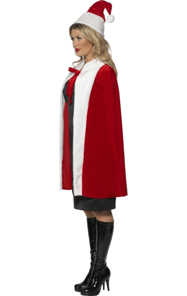 Luxury Santa Cape and Hat | Joke.co.uk