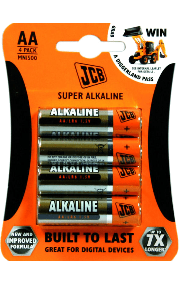 4 size AA Batteries Joke.co.uk
