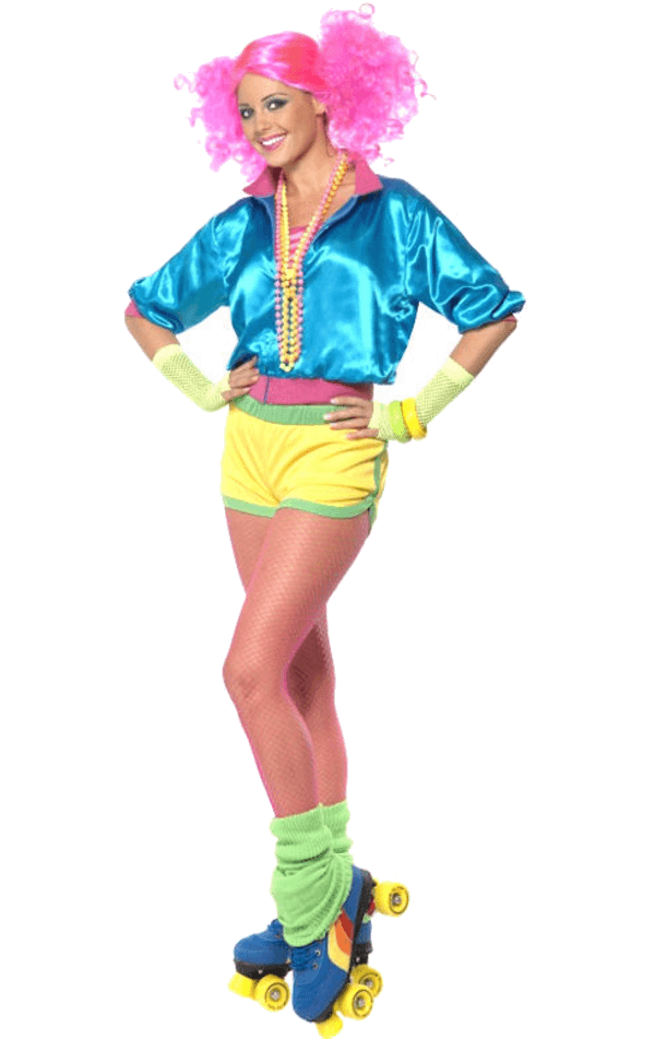 80s Skater Girl Costume | Joke.co.uk