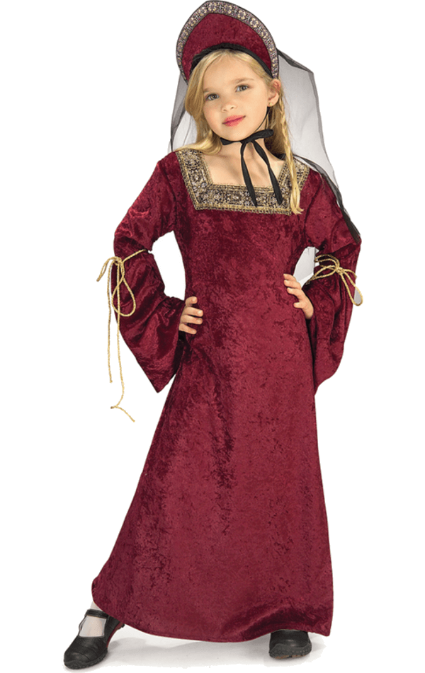 Child Tudor Lady Costume Joke.co.uk