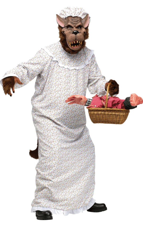 Mens Big Bad Wolf Costume Joke.co.uk