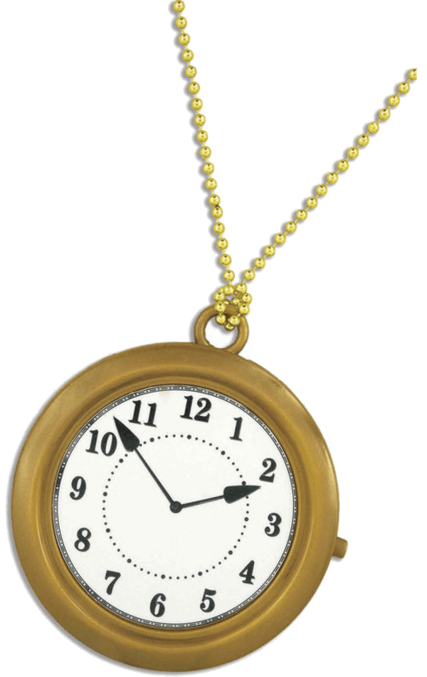 guy with big clock necklace