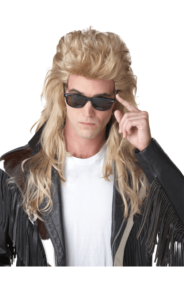 Blonde Mullet Wig | Joke.co.uk