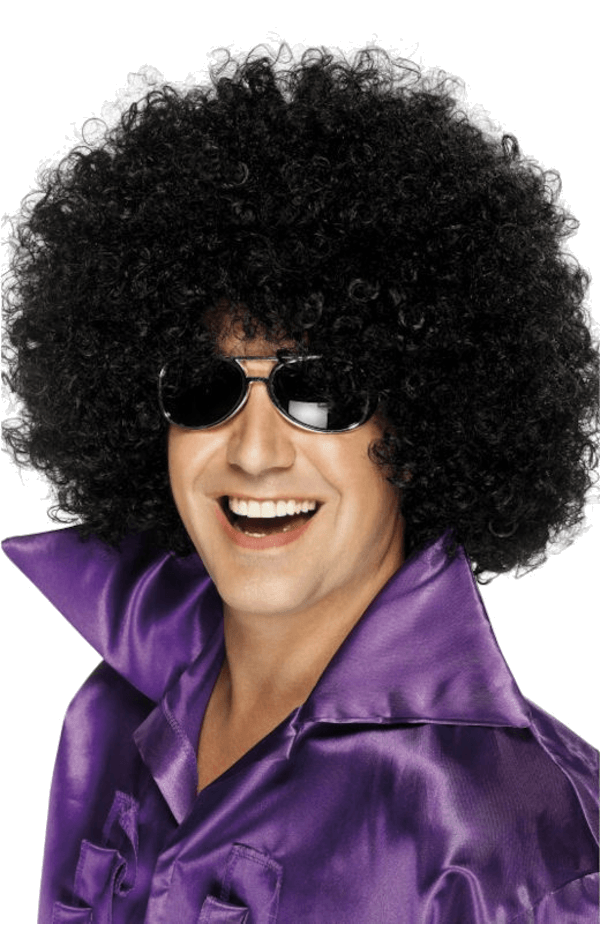 Big Afro Wig (Black) Joke.co.uk