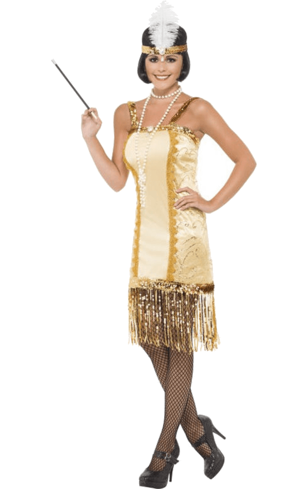 gold flapper