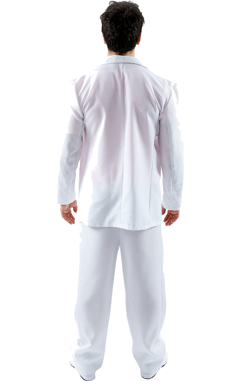 Mens James Crockett Miami Vice Costume | Joke.co.uk