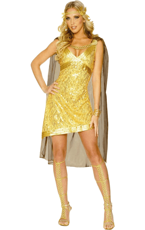 Golden Goddess Costume Uk