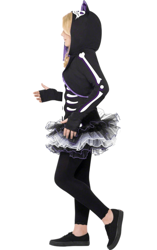 Child Skeleton Cat Costume Joke.co.uk