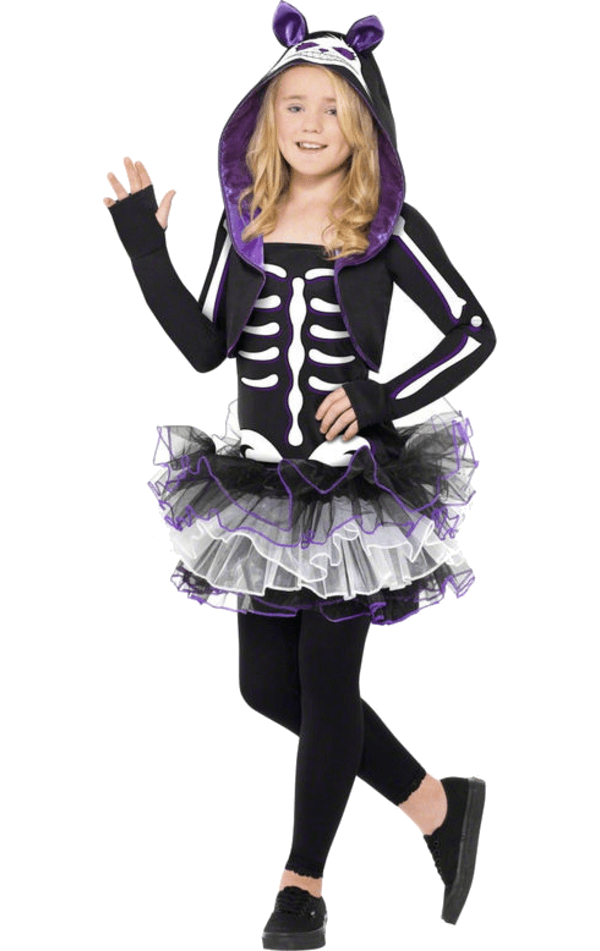 Child Skeleton Cat Costume Joke.co.uk