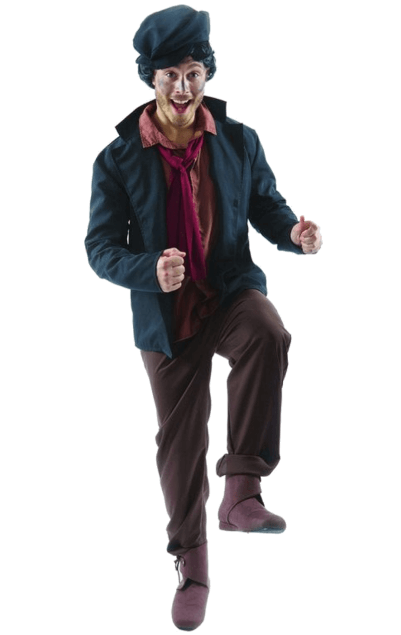 Mens Bert Chimney Sweep Costume Joke.co.uk