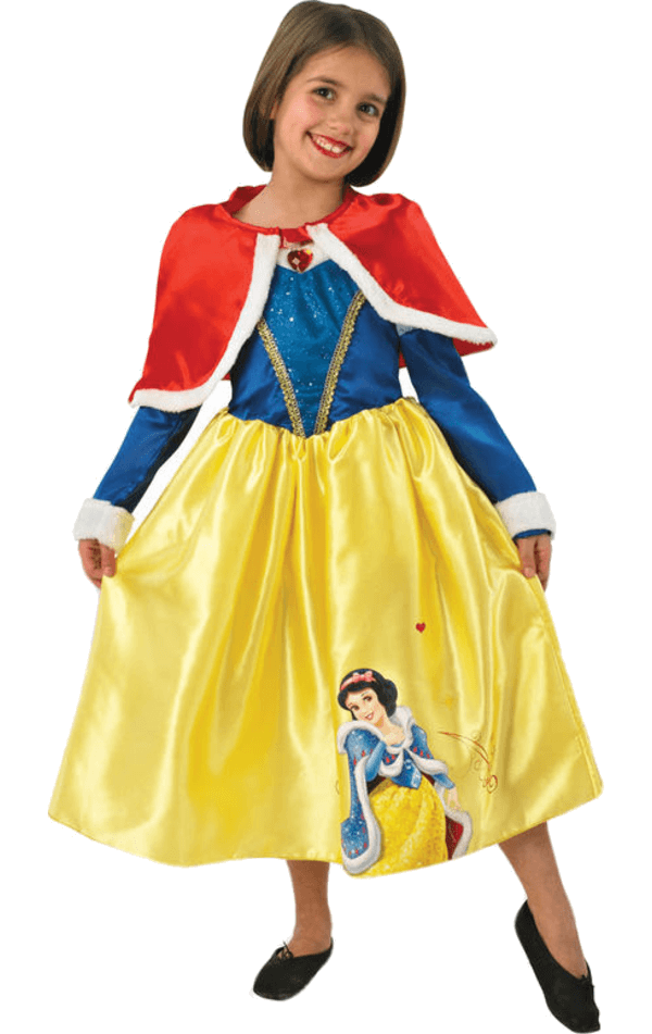 Child Disney Snow White Costume and Cape | Joke.co.uk