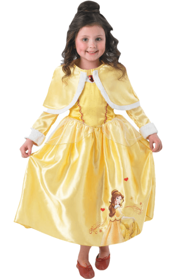 Child Disney Belle Costume with Cape | Joke.co.uk
