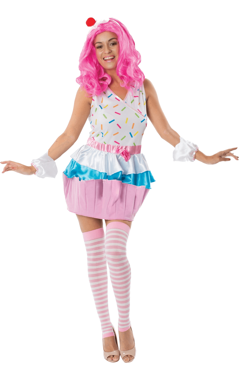 Adult Katy Perry Cupcake Costume - Joke.co.uk