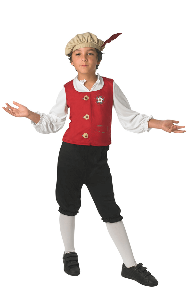 Child Tudor Boy Costume | Joke.co.uk