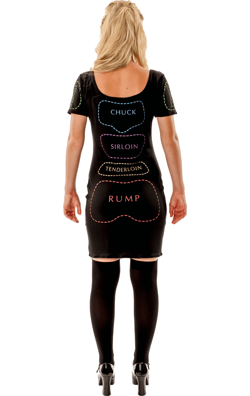 Novelty Cuts of Meat Dress Costume Beef Joke.co.uk