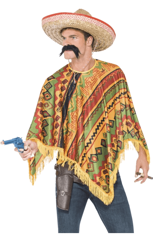 Mens Mexican Poncho Kit | Joke.co.uk