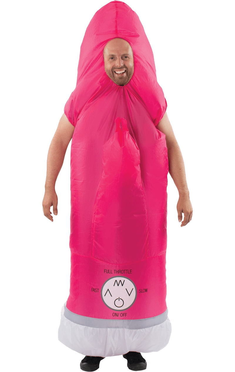 Mens Inflatable Vibrator Stag Costume Uk