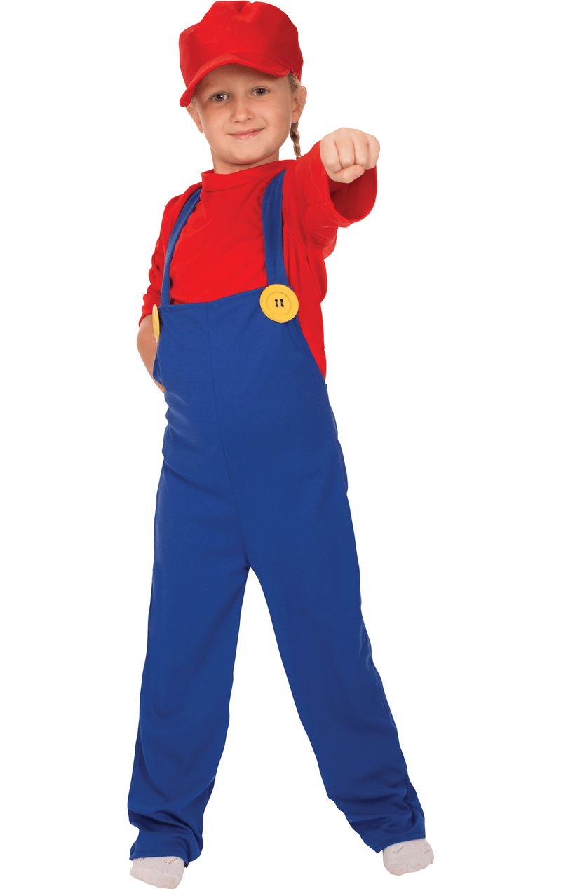 Kids Super Mario Costume Joke.co.uk