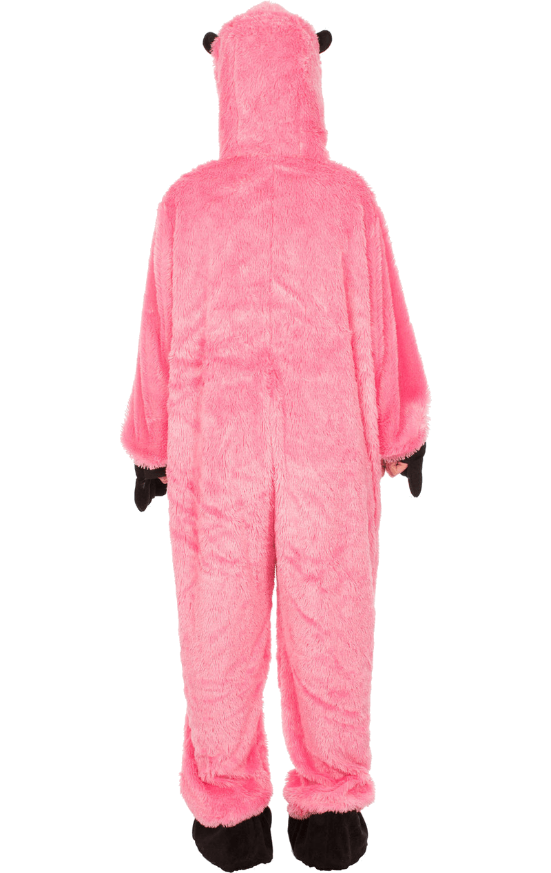 Adult Pink Running Gorilla Costume Joke.co.uk