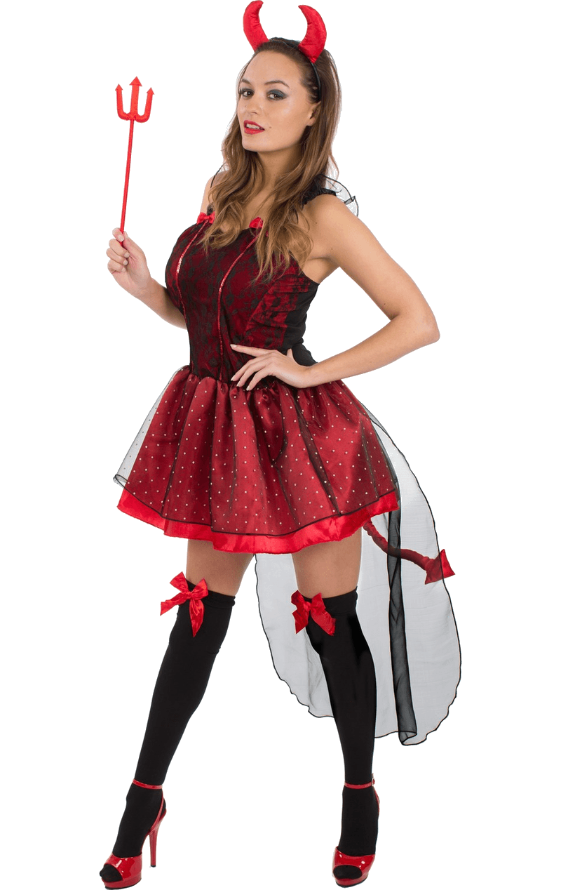 Adult Halloween Cute Devil Costume | Joke.co.uk