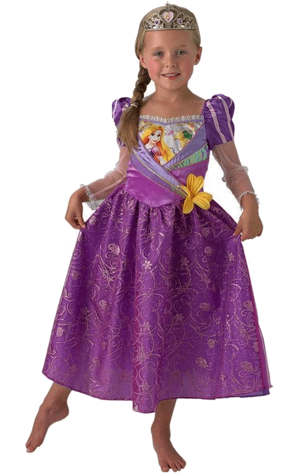 Child Disney Shimmer Rapunzel Costume | Joke.co.uk