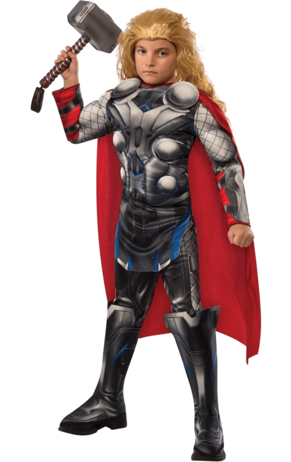Child Avengers Age of Ultron Deluxe Thor Costume Joke.co.uk