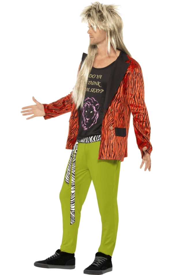 Adult 80's Rock Star Costume | Joke.co.uk