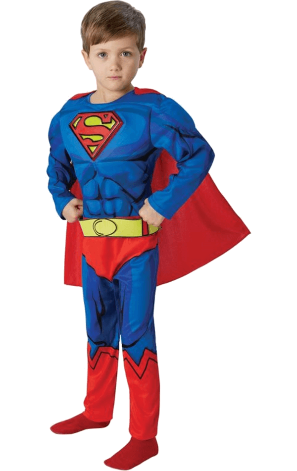 Child Deluxe Comic Book Superman Costume | Joke.co.uk