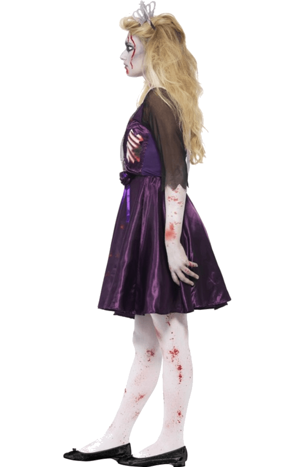 Adult Halloween Zombie  Prom  Queen  Costume Joke co uk