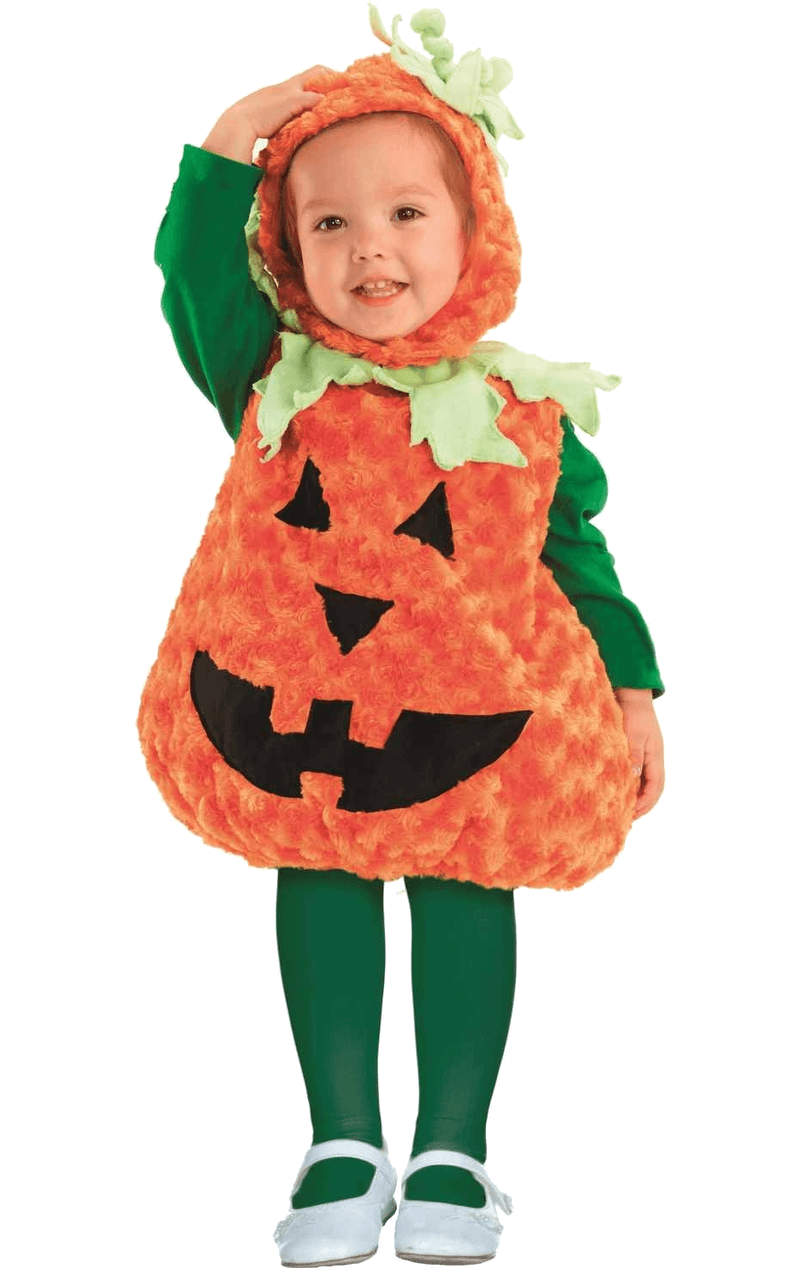Plush Toddler Pumpkin Costume | Joke.co.uk