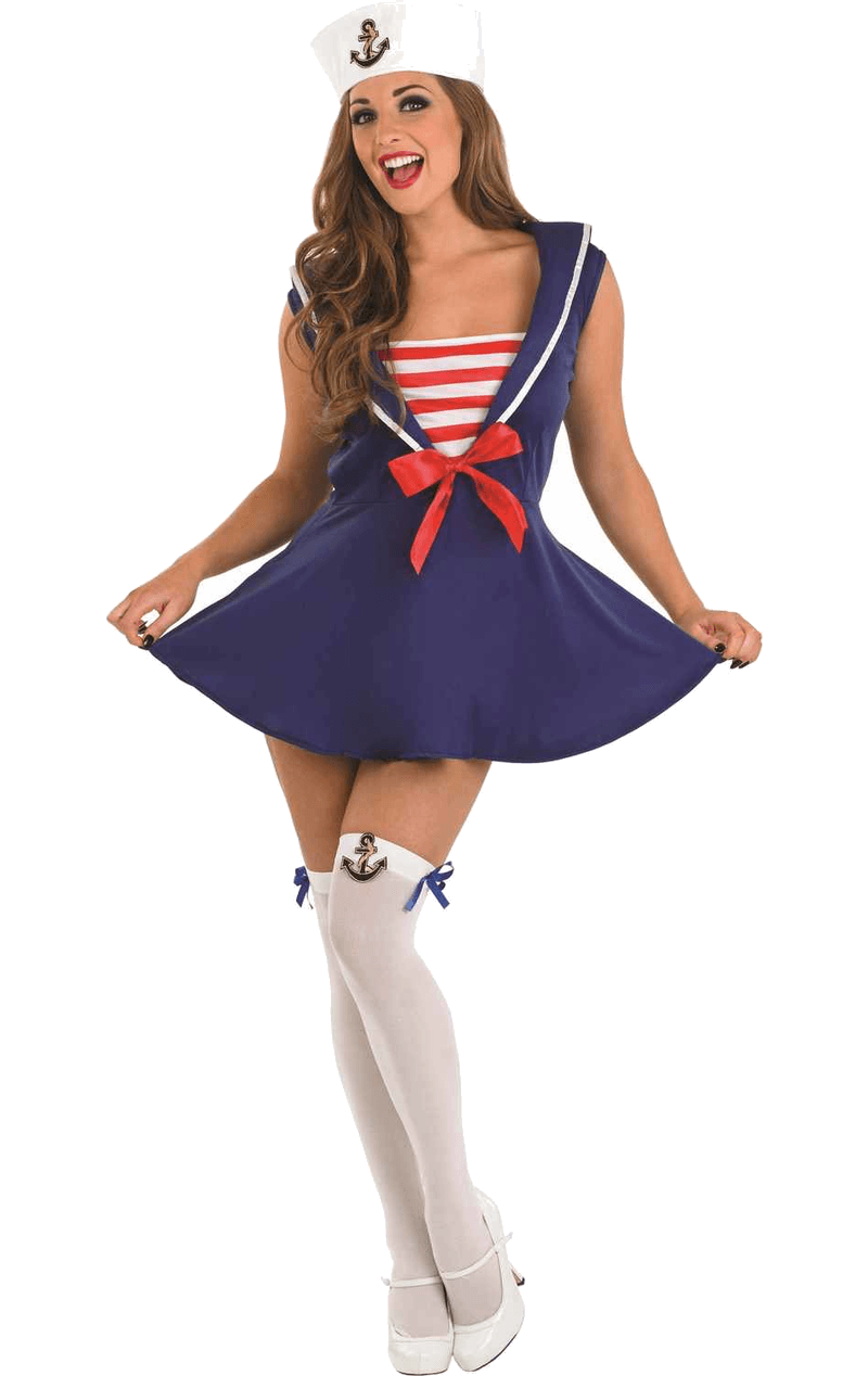 Adult Sexy Sailor Girl Costume | Joke.co.uk