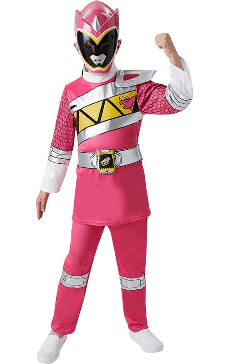 Child Dino Charge Pink Ranger Costume | Joke.co.uk