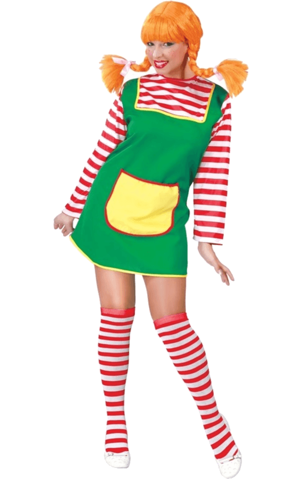 Adult Miss Longstockings Costume | Joke.co.uk
