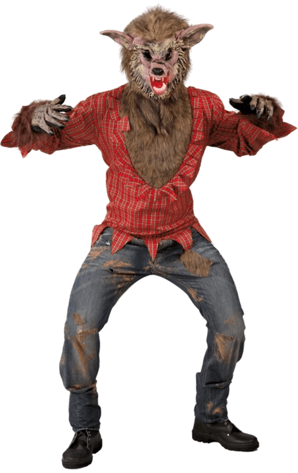 Adult Halloween Big Bad Wolf Costume Joke.co.uk
