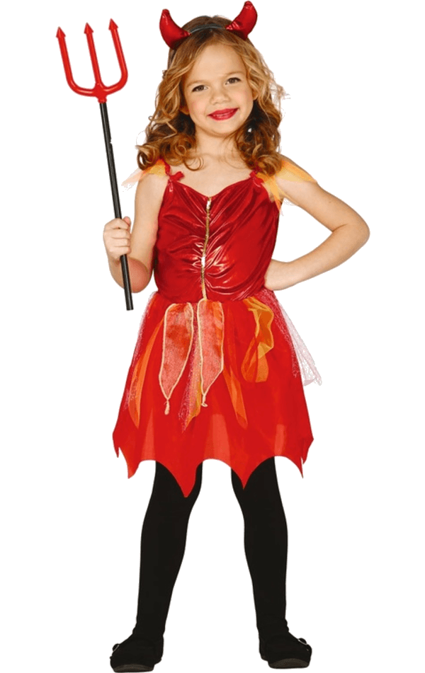 Child Halloween She-Devil Costume - Joke.co.uk