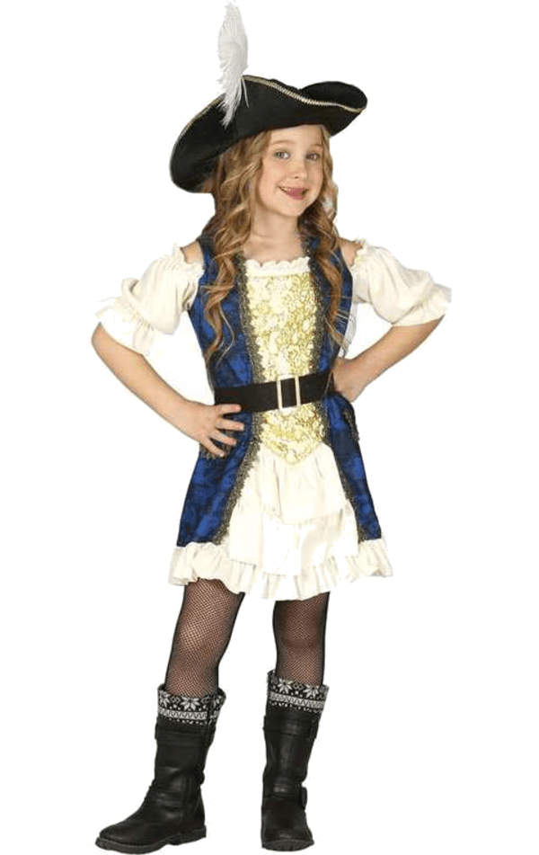 Child Girls Luxury Pirate Costume Joke.co.uk