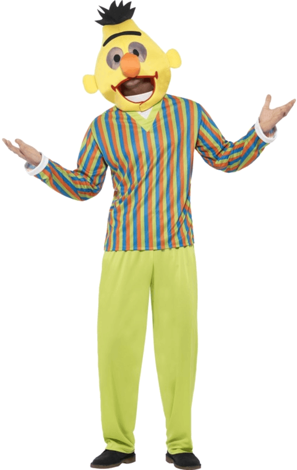 Adult Sesame Street Bert Costume | Joke.co.uk