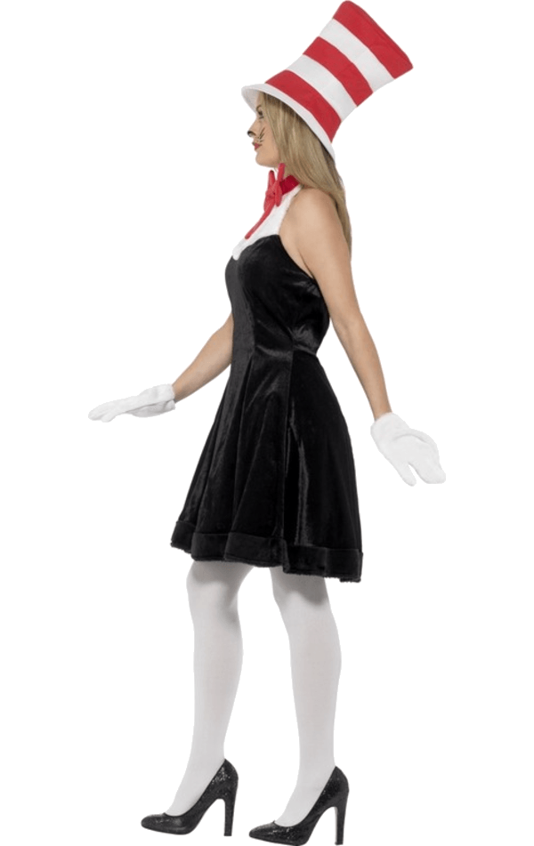 Adult Womens Cat In the Hat Costume Joke.co.uk
