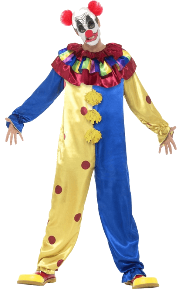 Adult Goosebumps Clown Fancy Dress Costume | Joke.co.uk