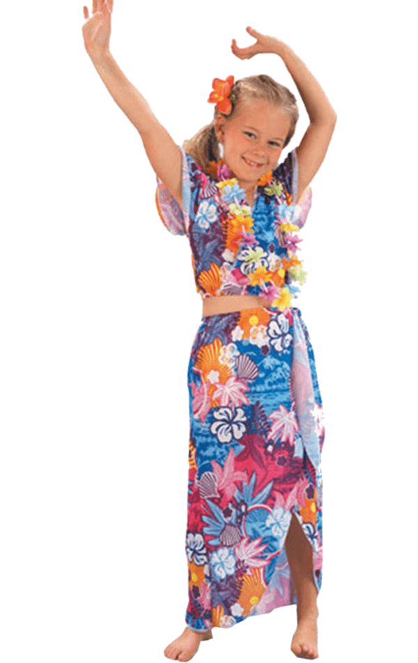 Child Hawaiian Beauty Costume Joke.co.uk