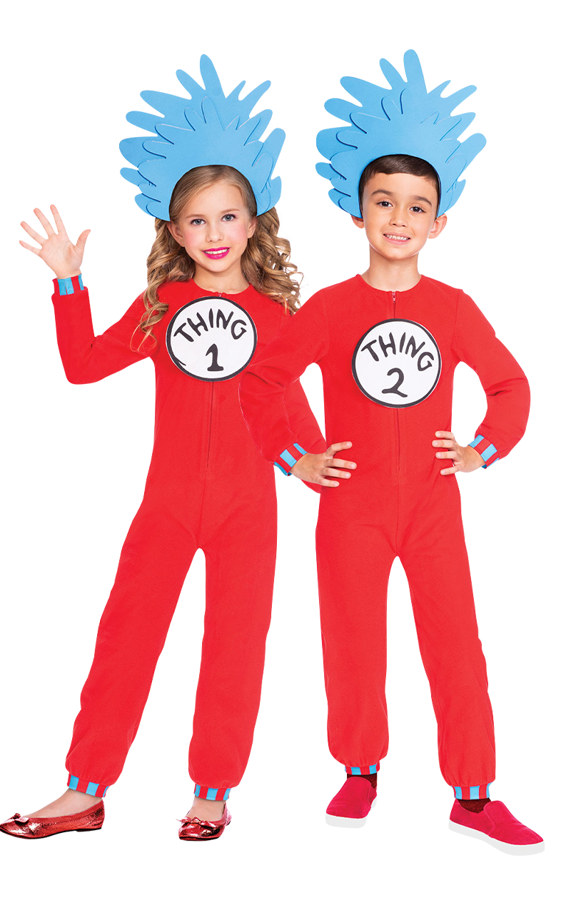 Child Thing 1 and 2 Costume | Joke.co.uk