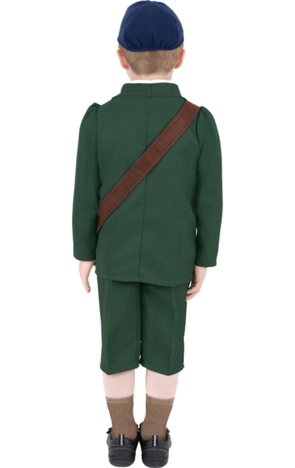 Child World War II Evacuee Boy Costume | Joke.co.uk